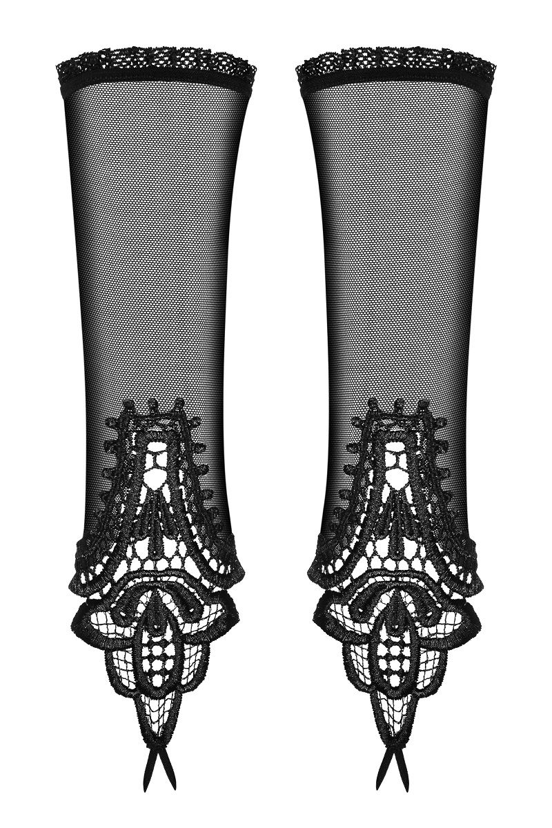 Перчатки с ажурными вставками Luiza