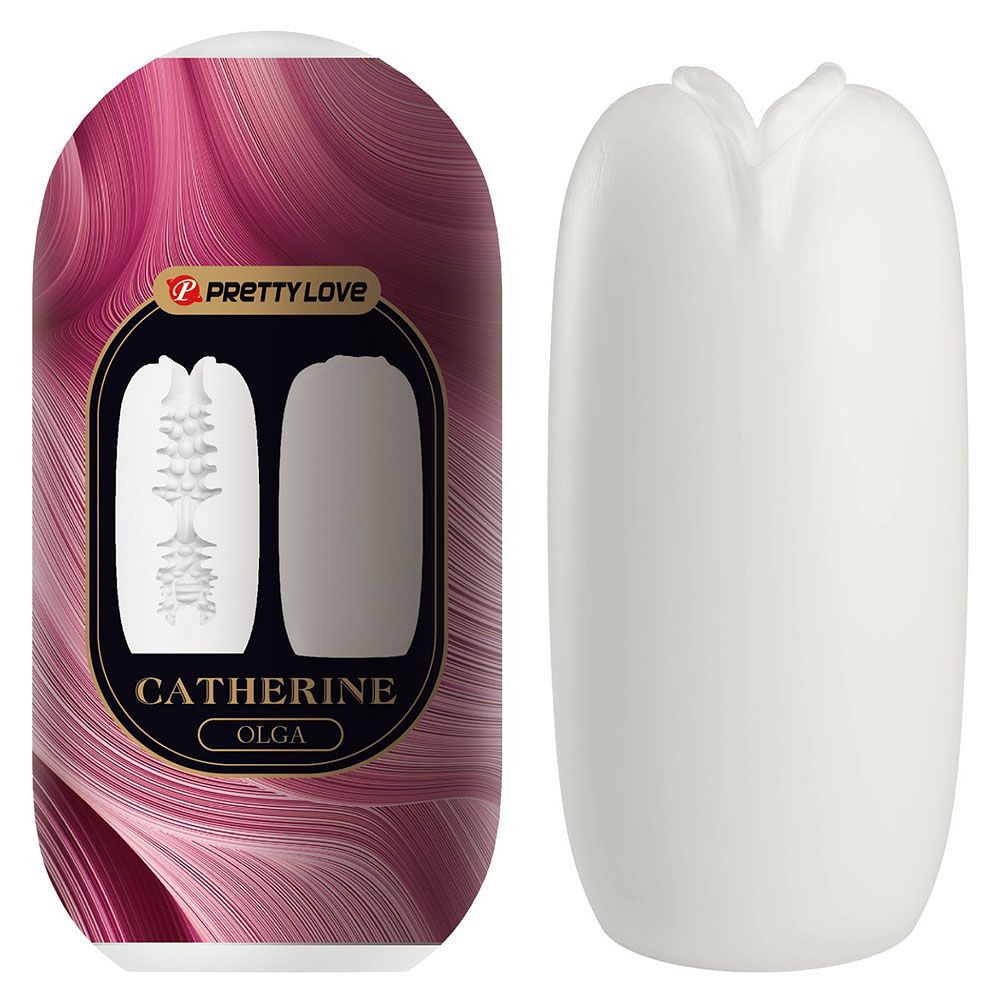 Белый мастурбатор-вагина Olga