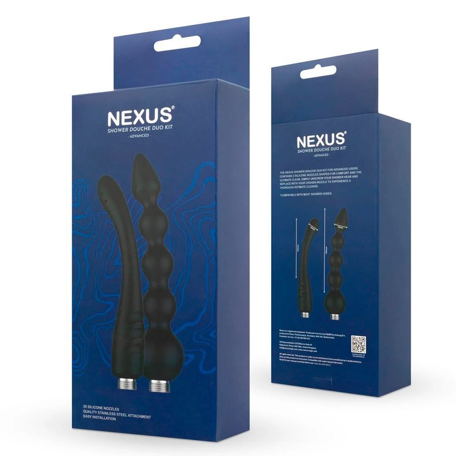 Набор из 2 насадок для анального душа Shower Douche Duo Kit Advanced