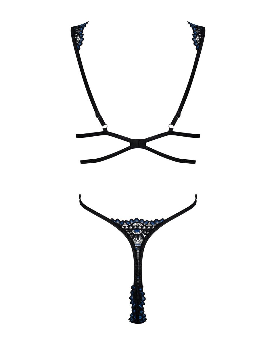 Пикантное кружевное боди-стринг Belisis