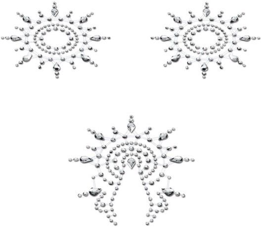 Набор наклеек из прозрачных страз Petits Joujoux Gloria