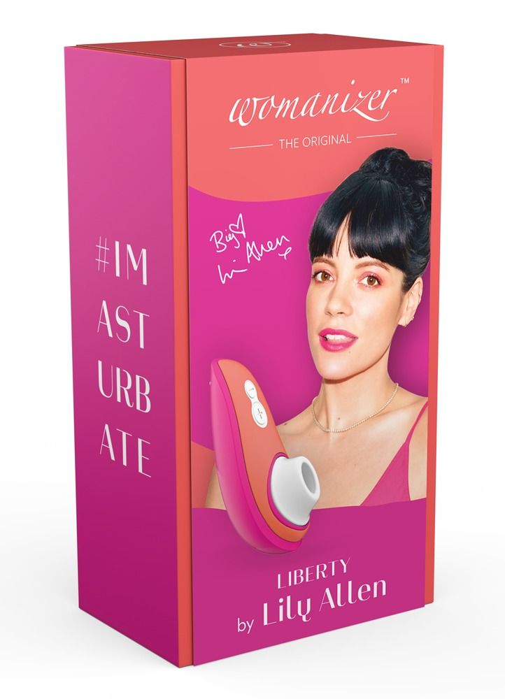 Ярко-розовый бесконтактный клиторальный стимулятор Womanizer Liberty
