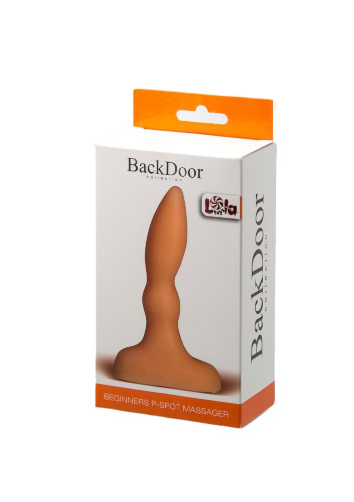 Анальный стимулятор телесного цвета Beginners p-spot massager - 11 см.