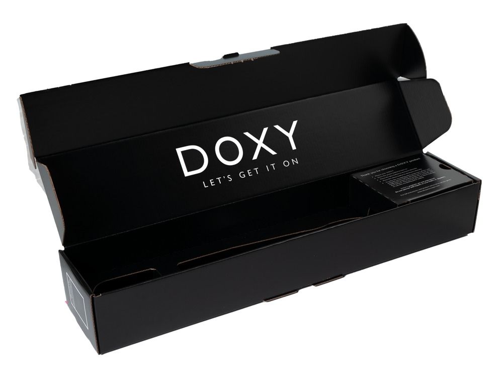 Фиолетовый жезловый вибратор Doxy Original Massager