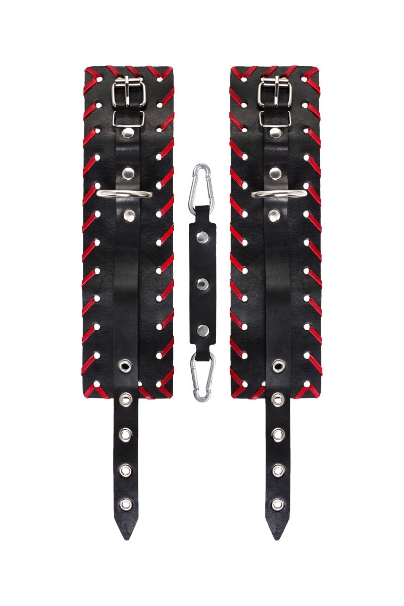 Черные оковы с красной окантовкой