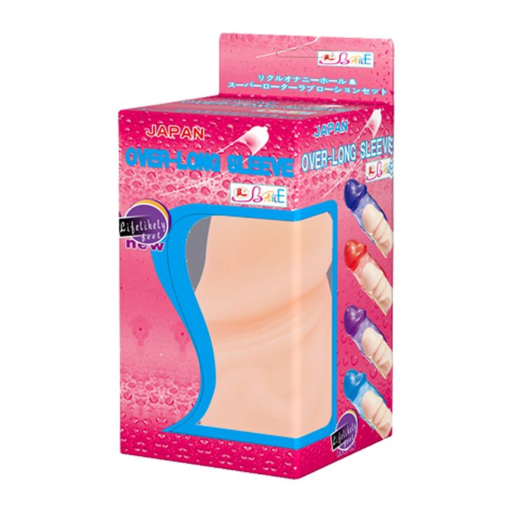 Телесная насадка-удлинитель на пенис фаллической формы - 7,5 см.