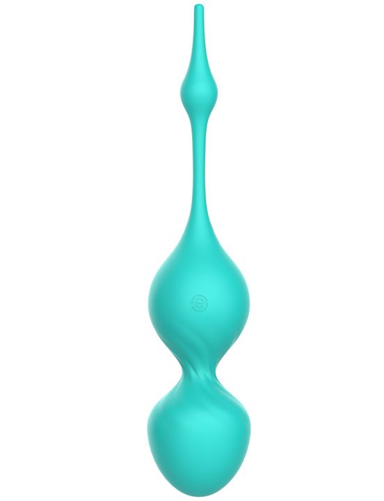 Зеленые вагинальные виброшарики Elsa с пультом