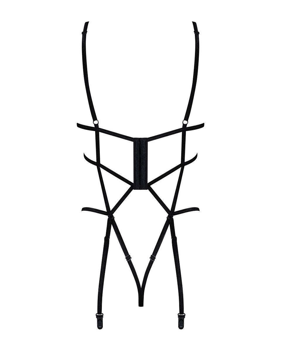 Изящное открытое боди Badossa с кружевными элементами