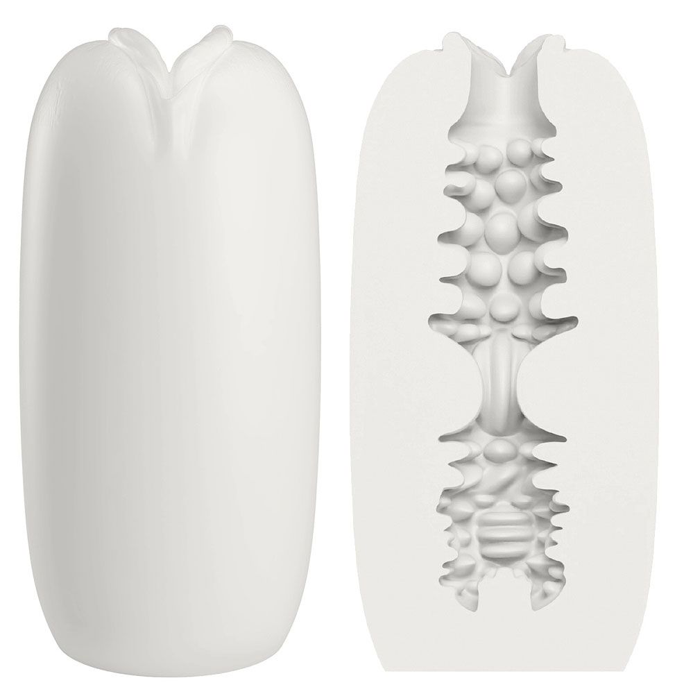 Белый мастурбатор-вагина Olga