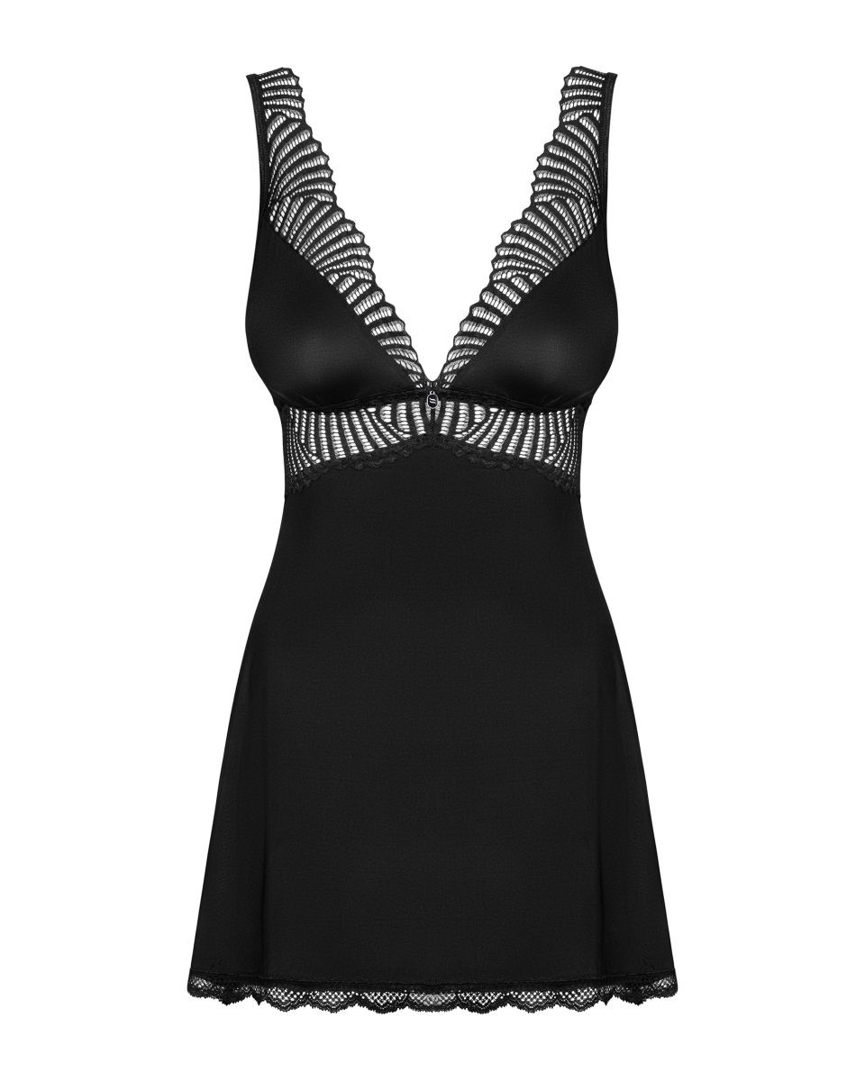 Стильная коротенькая сорочка Klarita с кружевом