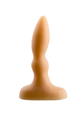 Анальный стимулятор телесного цвета Beginners p-spot massager - 11 см.