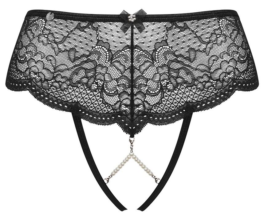 Изящные кружевные открытые трусики Pearlove