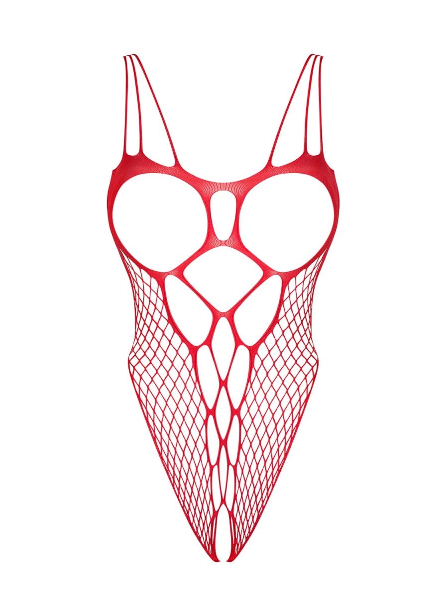 Пикантное боди-сетка с интимным доступом