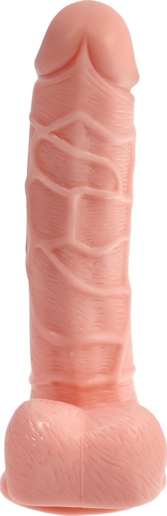 Телесный фаллоимитатор Mr. Strong - 19 см.
