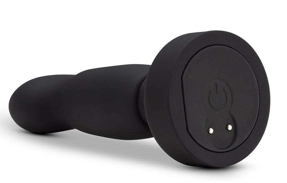 Черный анальный вибратор Circuit Plug - 14,6 см.