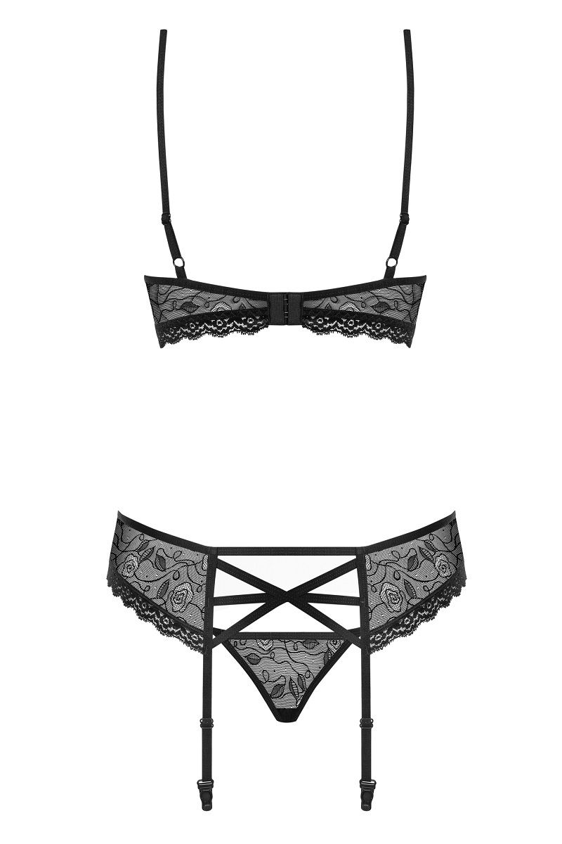 Соблазнительный комплект с цветочным узором