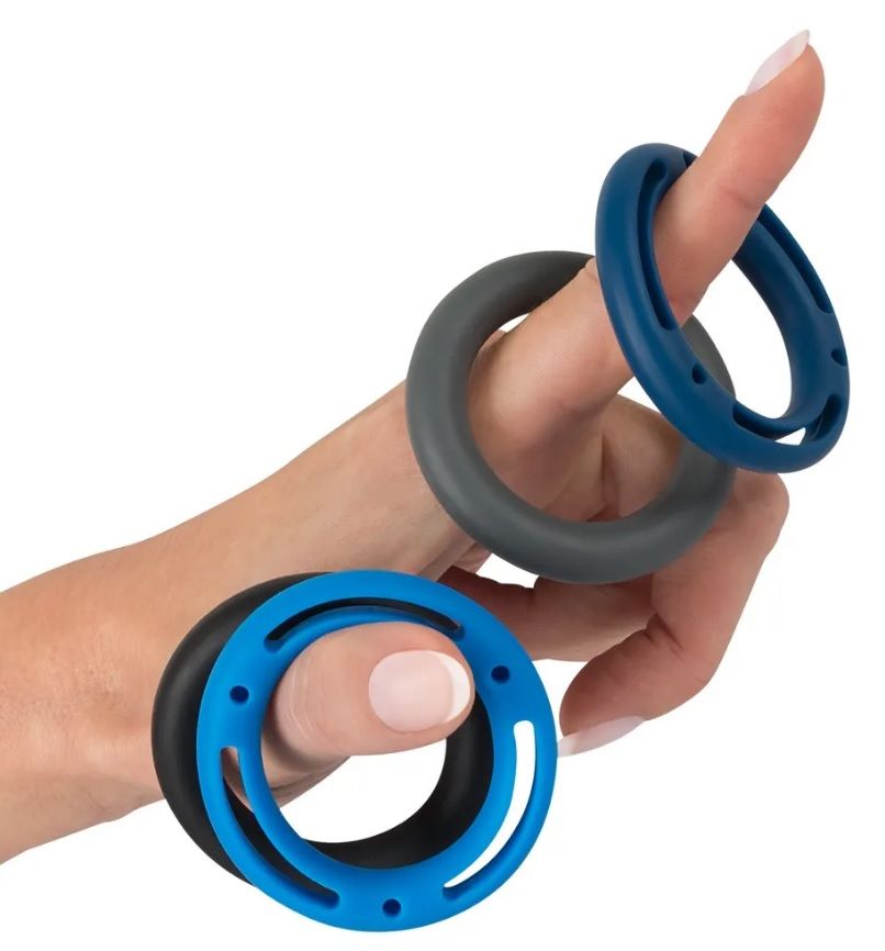 Набор из 2 эрекционных колец Cock Ring Set Pack