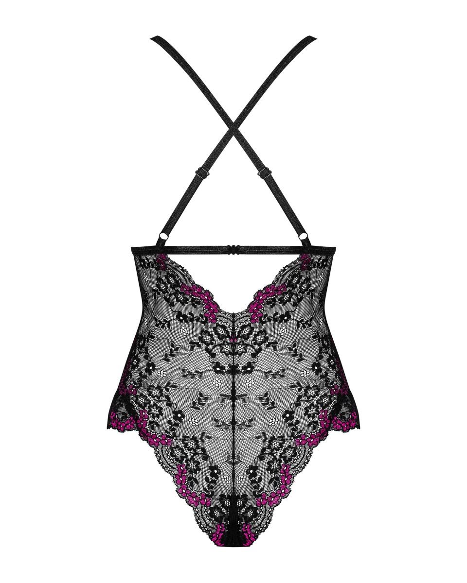 Очаровательное боди Vanessme с кружевными вставками