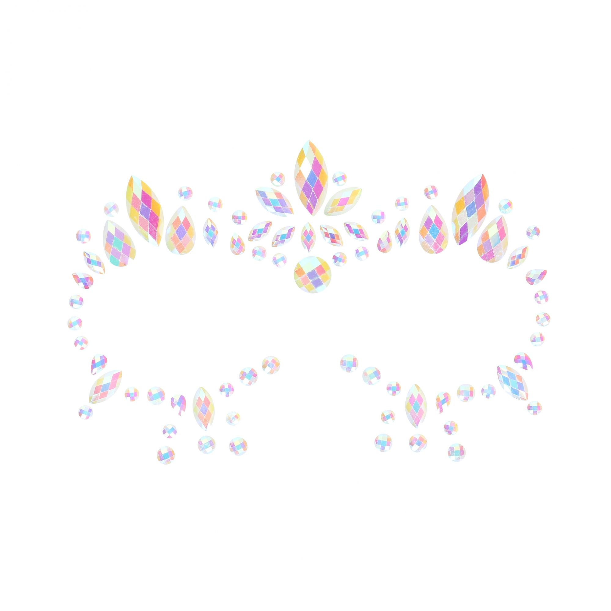 Декоративное украшение из камней Body Jewelry Stickers на клеевой основе