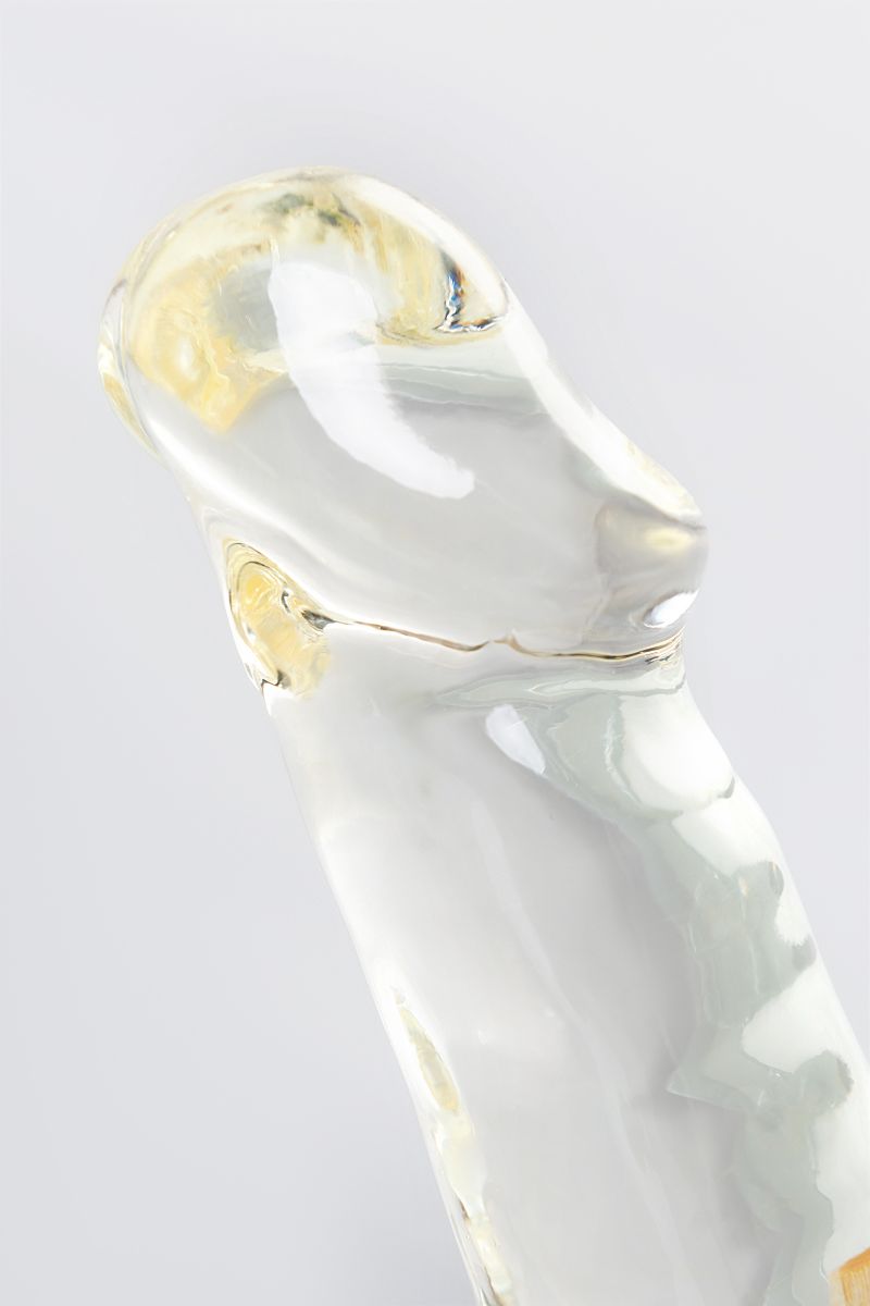 Прозрачный леденец в форме пениса со вкусом пина колада