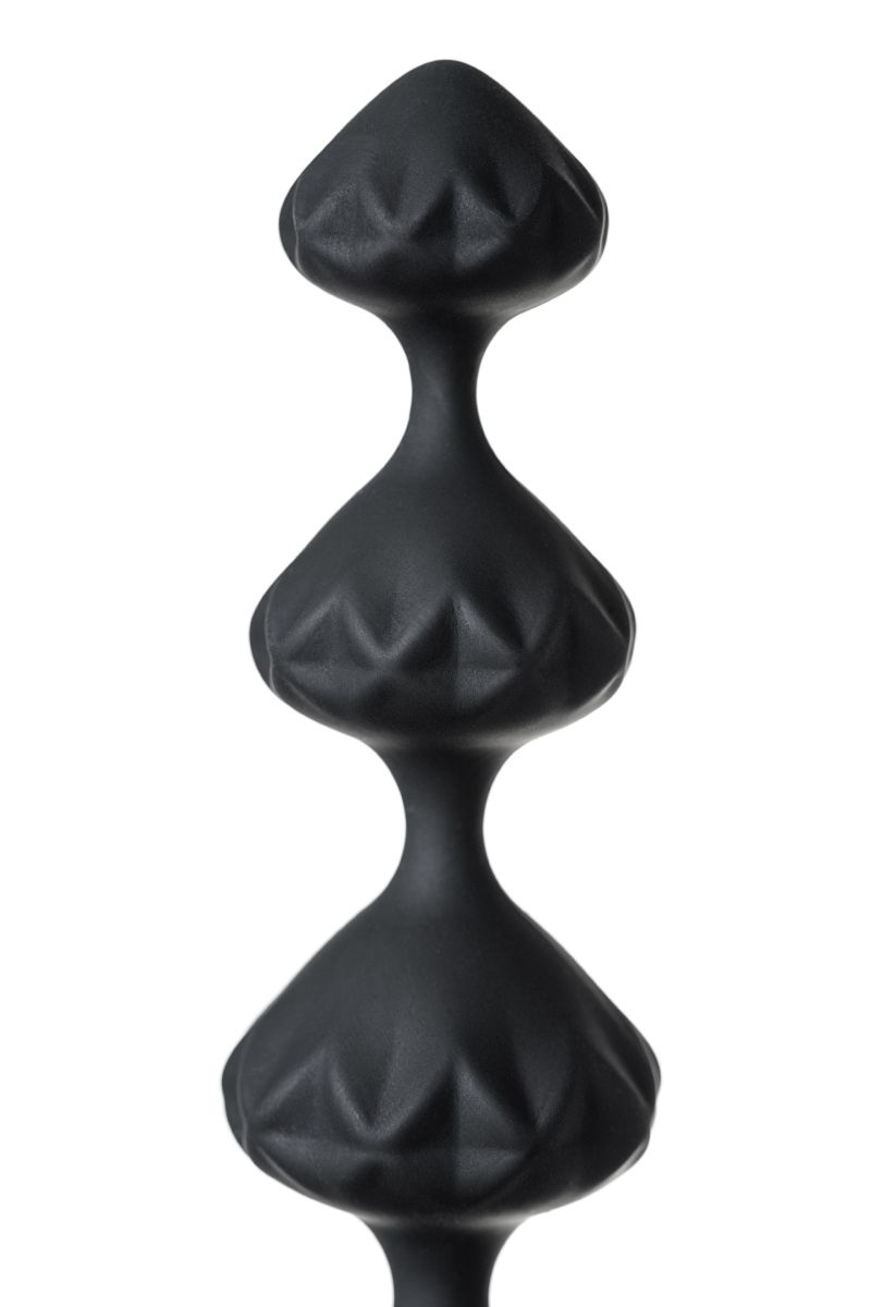 Набор из 2 чёрных анальных цепочек Satisfyer Love Beads
