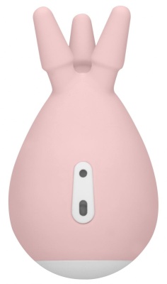 Розовый клиторальный стимулятор Luscious с тремя отростками