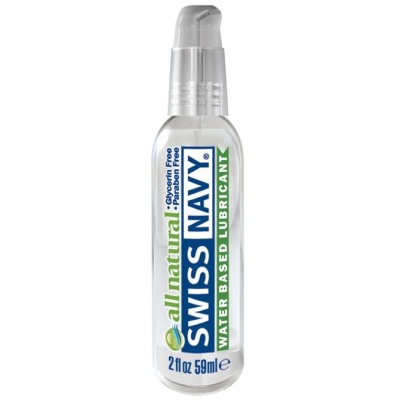 Гипоаллергенный лубрикант Swiss Navy All Natural Water Base Lubricant - 59 мл.