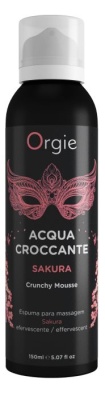 Хрустящая пенка для массажа Orgie Acqua Croccante Sakura с ароматом сакуры - 150 мл.