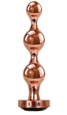 Золотистый анальный стимулятор-елочка Gold Digger Small - 10,5 см.