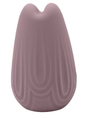 Сиреневый перезаряжаемый вибратор Vase - 7,4 см.