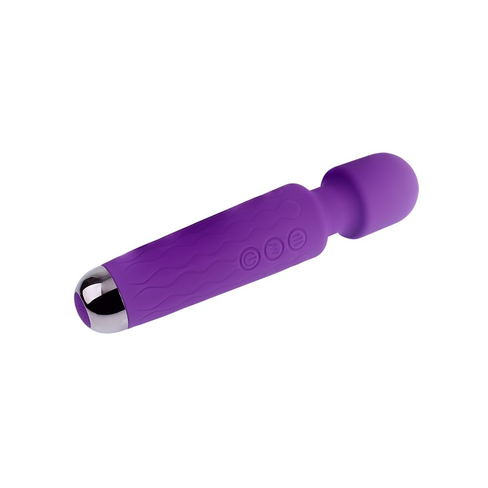 Фиолетовый жезловый вибратор Wacko Touch Massager - 20,3 см.