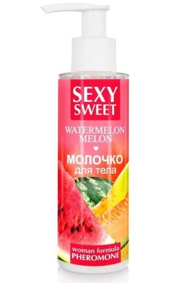 Молочко для тела с феромонами и ароматом дыни и арбуза Sexy Sweet Watermelon Melon - 150 гр.